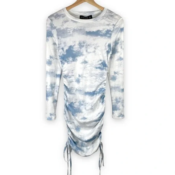 Lioness | Dresses | Nwt Lioness Military Minds Long Sleeve Ruched Dress White Blue Size M | Poshmark Lioness | Dresses | Nwt Lioness Military Minds Long Sleeve Ruched Dress White Blue Size M | Poshmark